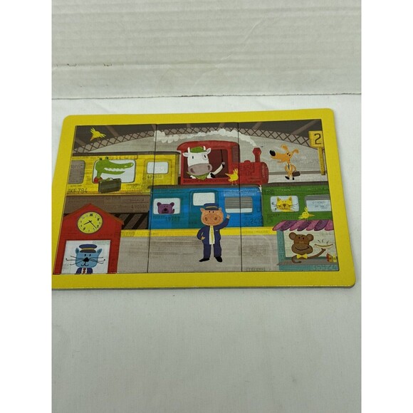 Mudpuppy Picture This Puzzle Matching Game -4 Boards 24 Pieces Complete Set - Picture 5 of 14